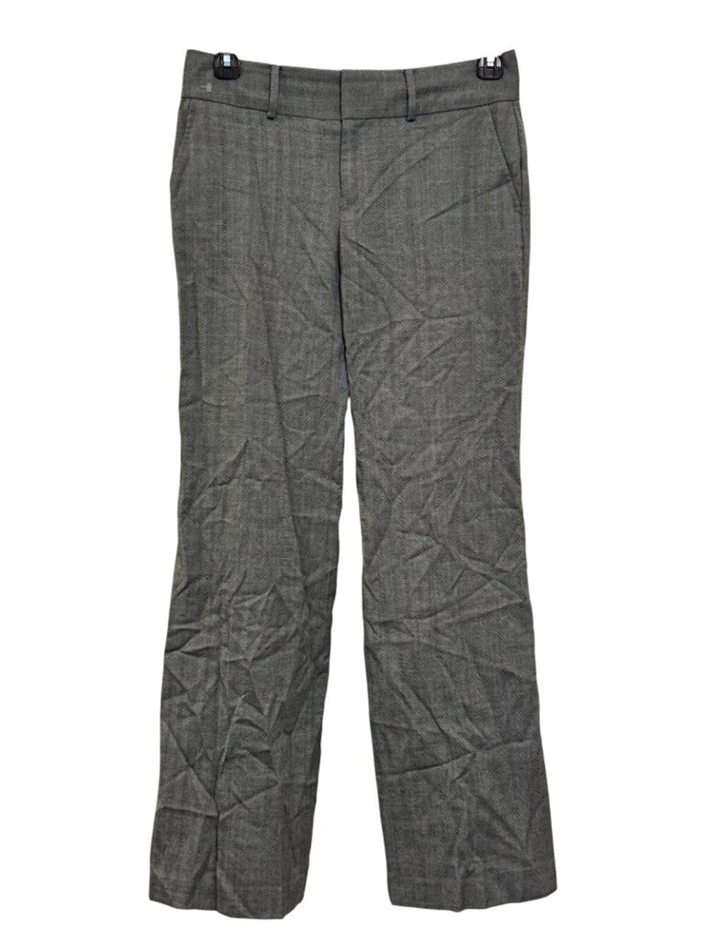 Banana Republic Martin Fit Gray Stretch Dress Pants Size 4 Made In Hong Kong